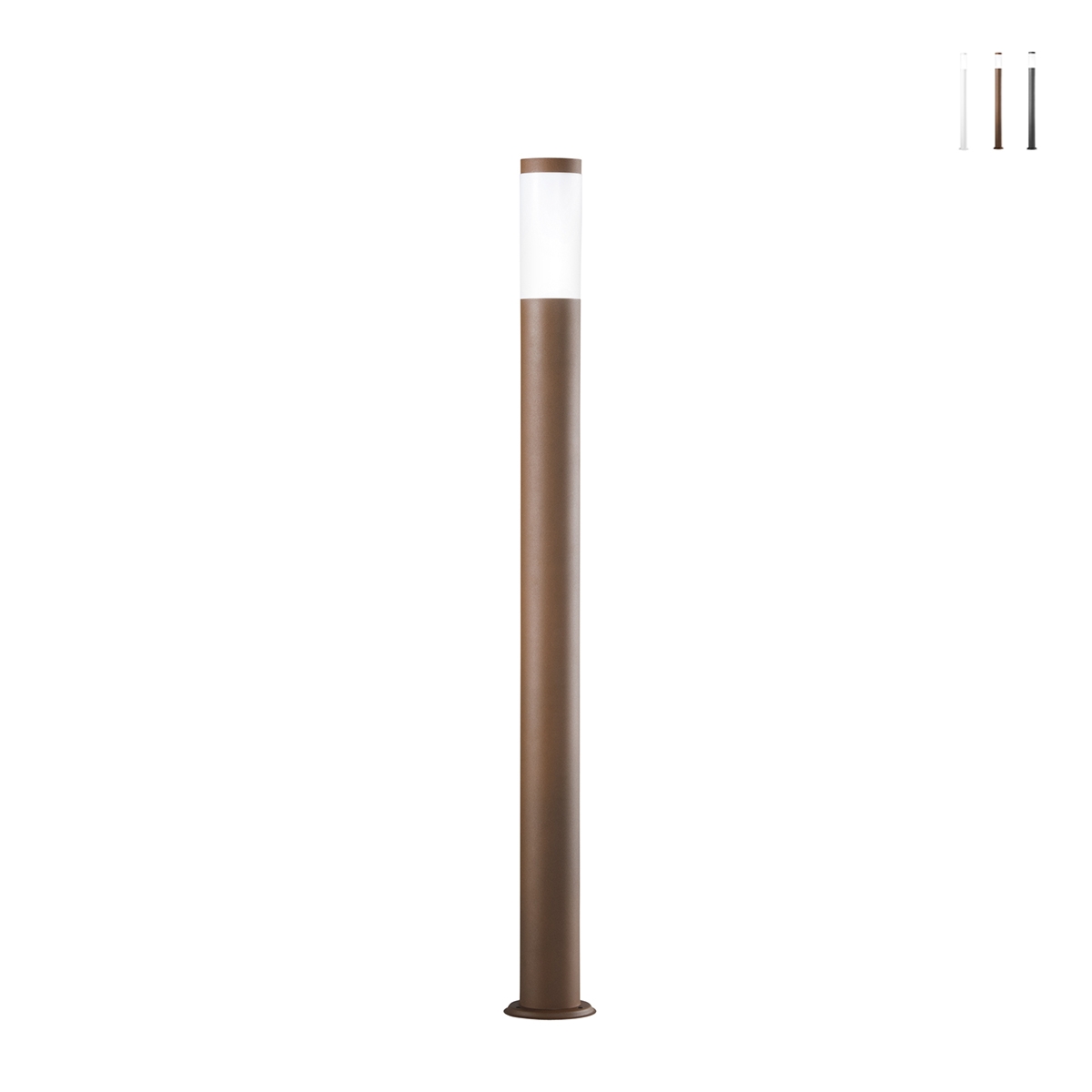 Lampione paletto da esterno giardino in acciaio h110cm IP44 Tokyo Promozione Lampione paletto da esterno giardino in acciaio h110cm IP44 Tokyo Promozione
