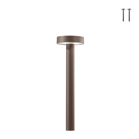 Paletto per esterno giardino lampione design moderno h70cm Underwood Promozione