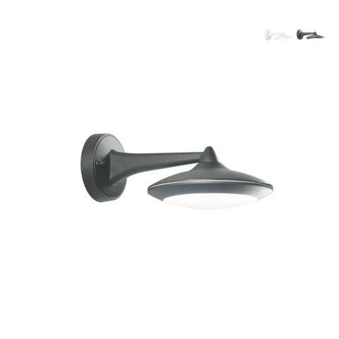 Lanterna LED applique da esterno parete in alluminio Alyson Promozione