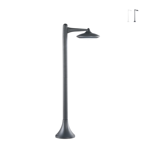 Lampione LED paletto moderno da esterno giardino in alluminio Alyson Promozione