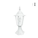 Lanterna per esterno in alluminio con diffusore in vetro IP44 Milano Offerta