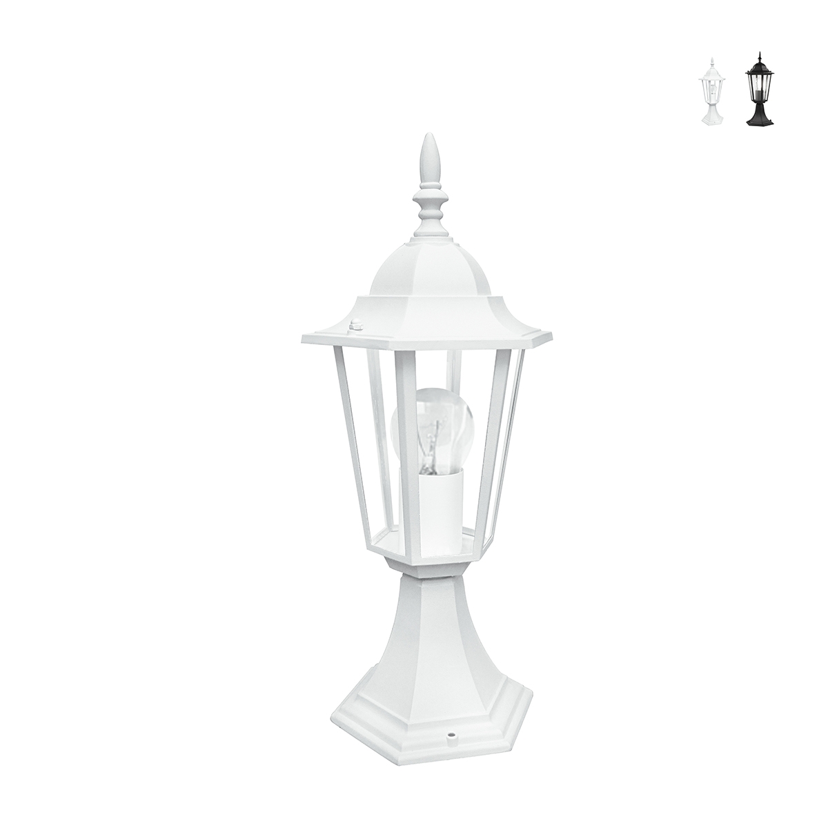 Lanterna per esterno in alluminio con diffusore in vetro IP44 Milano Offerta