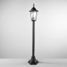 Lampione paletto per esterno con diffusore in vetro h105cm IP44 Milano Vendita