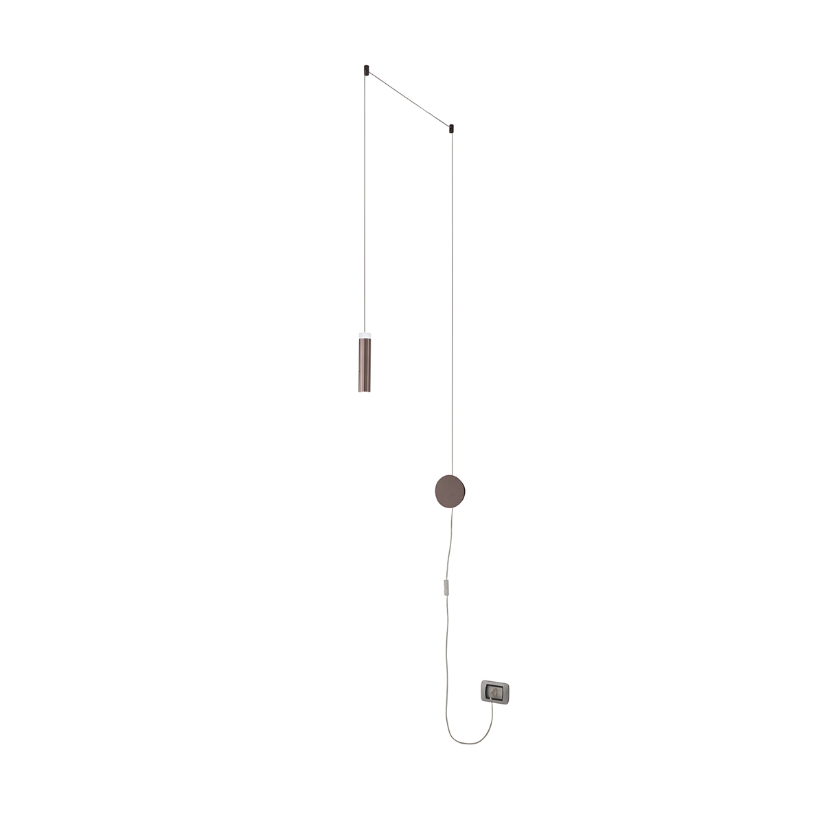 Applique da parete con luce LED design moderno in alluminio Candle
