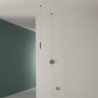 Applique da parete con luce LED design moderno in alluminio Candle Offerta