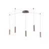 Plafoniera da soffitto LED 5 lampade sospese design moderno Candle Vendita