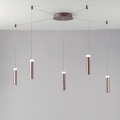 Plafoniera da soffitto LED 5 lampade sospese design moderno Candle Promozione