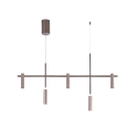 Lampadario sospeso in metallo design moderno 5 luci LED Candle Vendita