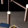 Lampadario sospeso in metallo design moderno 5 luci LED Candle Offerta