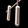Lampadario sospeso in metallo design moderno 5 luci LED Candle Sconti