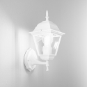Applique da esterno lanterna stile classico alluminio vetro Roma Uplight Vendita