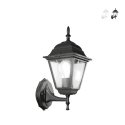 Applique da esterno lanterna stile classico alluminio vetro Roma Uplight Offerta