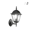 Applique da esterno lanterna stile classico alluminio vetro Roma Uplight Offerta