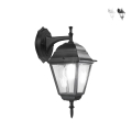 Lanterna da esterno parete giardino in alluminio e vetro Roma Downlight Promozione