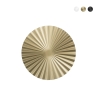Applique LED rotonda in metallo plissettato stile vintage Anadara Promozione
