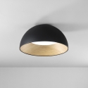 Plafoniera rotonda 50cm in metallo con luce LED regolabile Coco Vendita