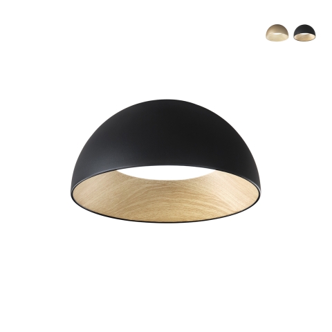 Plafoniera rotonda 50cm in metallo con luce LED regolabile Coco Promozione