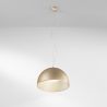 Lampadario sospeso rotondo in metallo con luce LED regolabile Coco Vendita