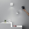 Applique da parete in metallo con spot luce LED orientabile Dickens Modello