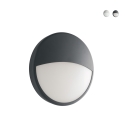 Plafoniera luce LED applique da esterno giardino rotonda 22cm Ever Promozione