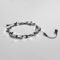 Stringa luminosa da esterno PVC policarbonato nero 7.62m PicNic Promozione