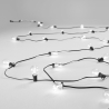 Stringa luminosa da esterno PVC policarbonato nero 7.62m PicNic Vendita