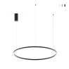 Lampadario a sospensione rotondo LED in alluminio 120 cm Hoop Promozione