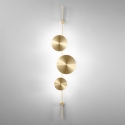 Applique moderna da parete luce LED 3 cerchi in alluminio Idol Vendita