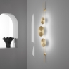 Applique moderna da parete luce LED 3 cerchi in alluminio Idol Offerta