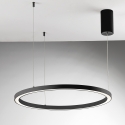 Lampadario a sospensione LED design rotondo minimal 80cm Hoop Vendita
