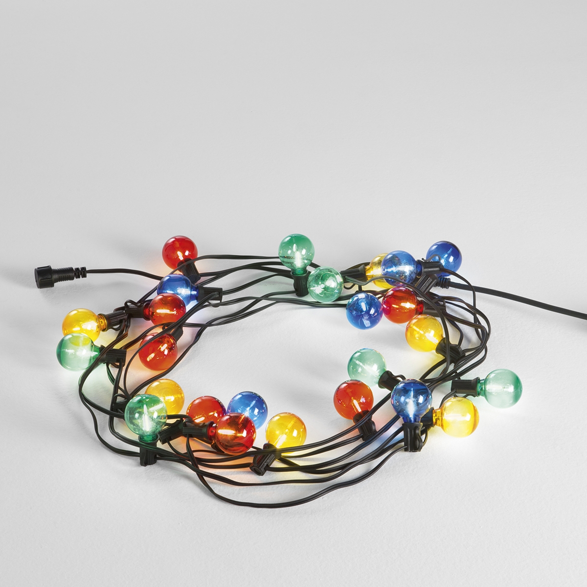 Stringa elettrificata con luci LED pannello solare per esterno PicNic