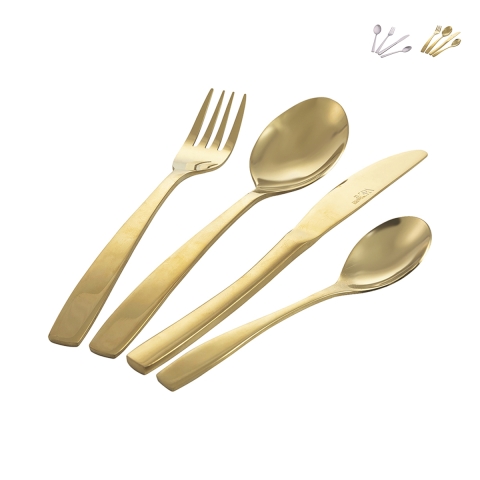 Set di 24 posate in acciaio inox Madison Villa d'Este Home Tivoli Promozione