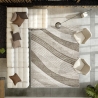 Tappeto design soggiorno beige Funny Vendita