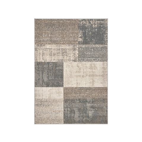 Tappeto design grigio e beige per il salotto Funny Promozione