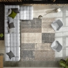 Tappeto design grigio e beige per il salotto Funny Vendita