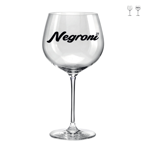 Set 2 calici bicchieri cucina pub bar 780ml Fatti un Ape Negroni Promozione