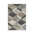 Tappeto salotto moderno grigio e beige Funny Promozione