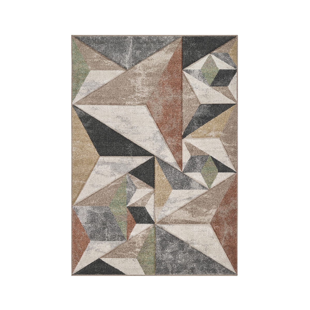 Tappeto grigio e beige moderno per il salotto Funny Promozione Tappeto grigio e beige moderno per il salotto Funny Promozione