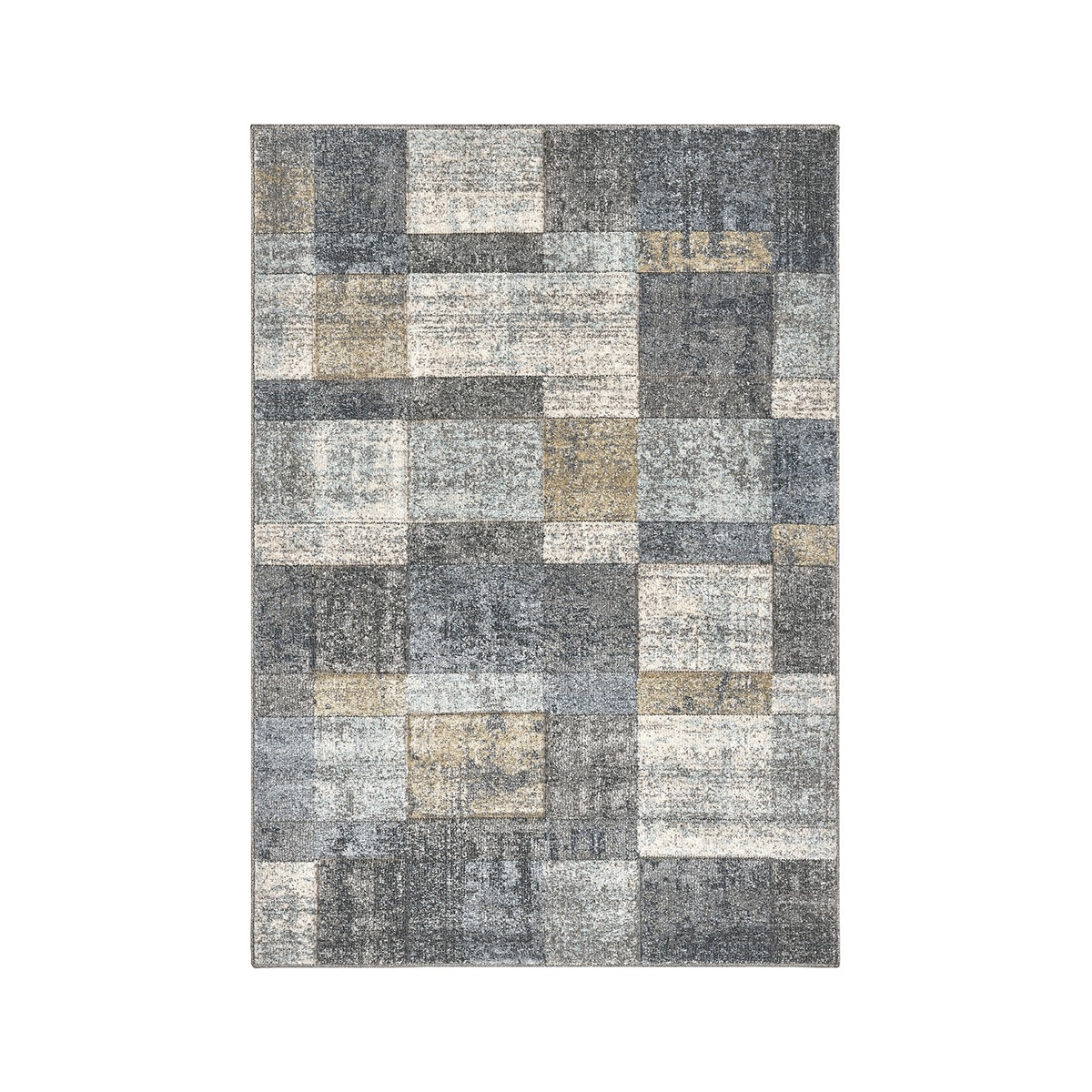 Tappeto design per salotto grigio e blu Funny Promozione Tappeto design per salotto grigio e blu Funny Promozione