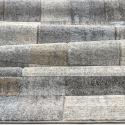 Tappeto design per salotto grigio e blu Funny Vendita