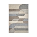 Tappeto moderno di design grigio e beige Funny Promozione