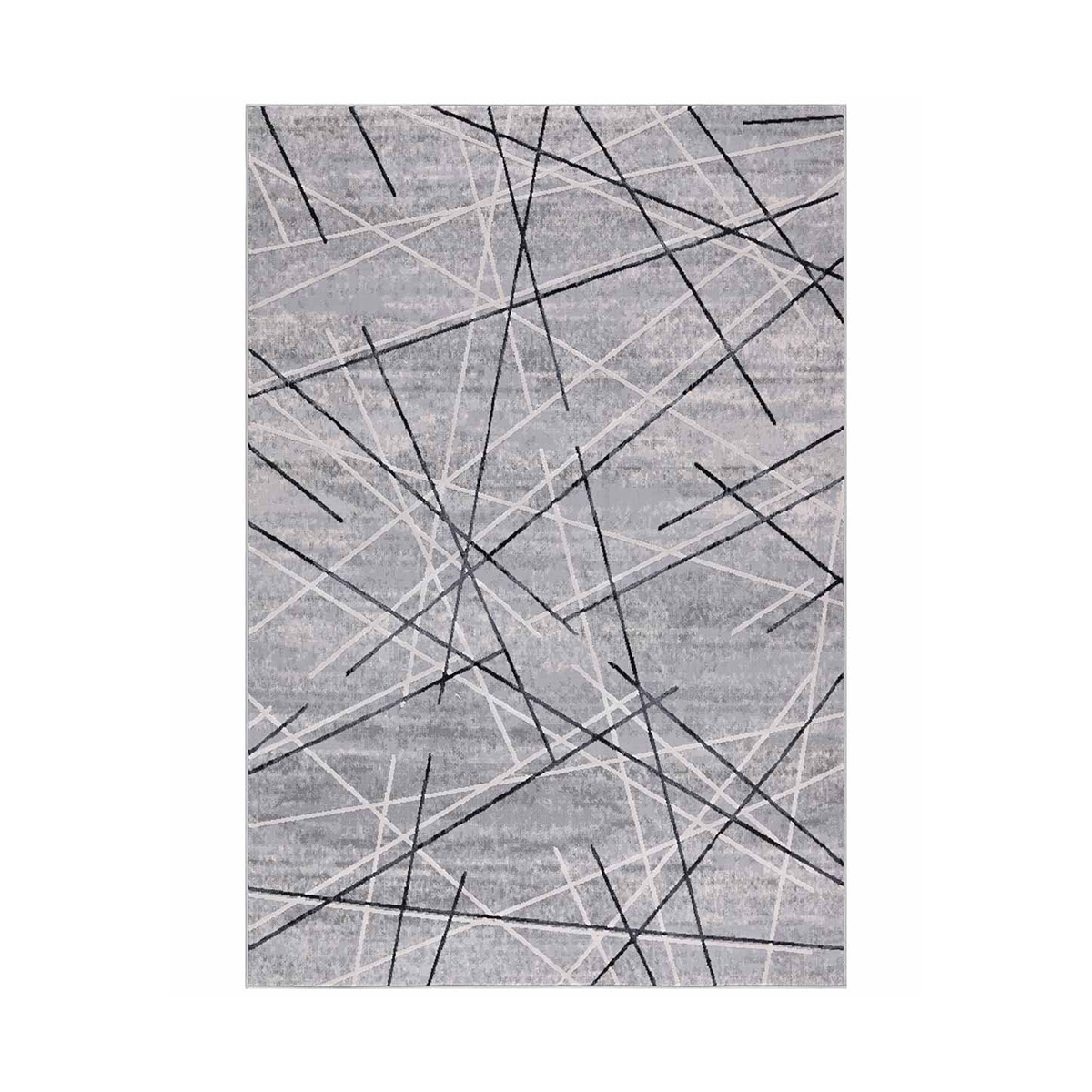 Tappeto per soggiorno grigio moderno Nevada Promozione