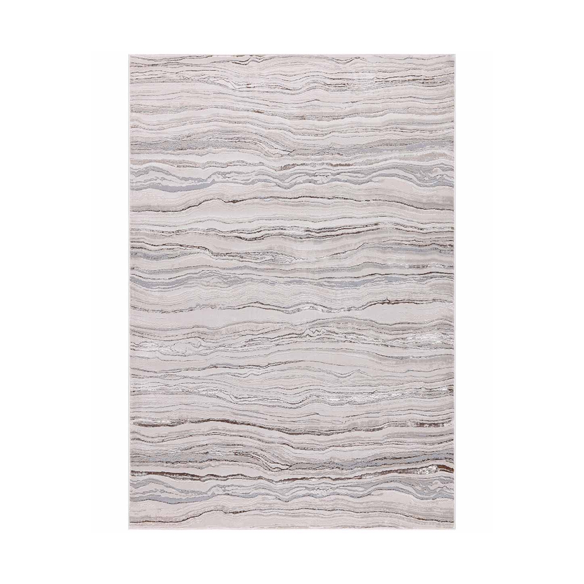 Tappeto per salotto moderno di design beige Nevada