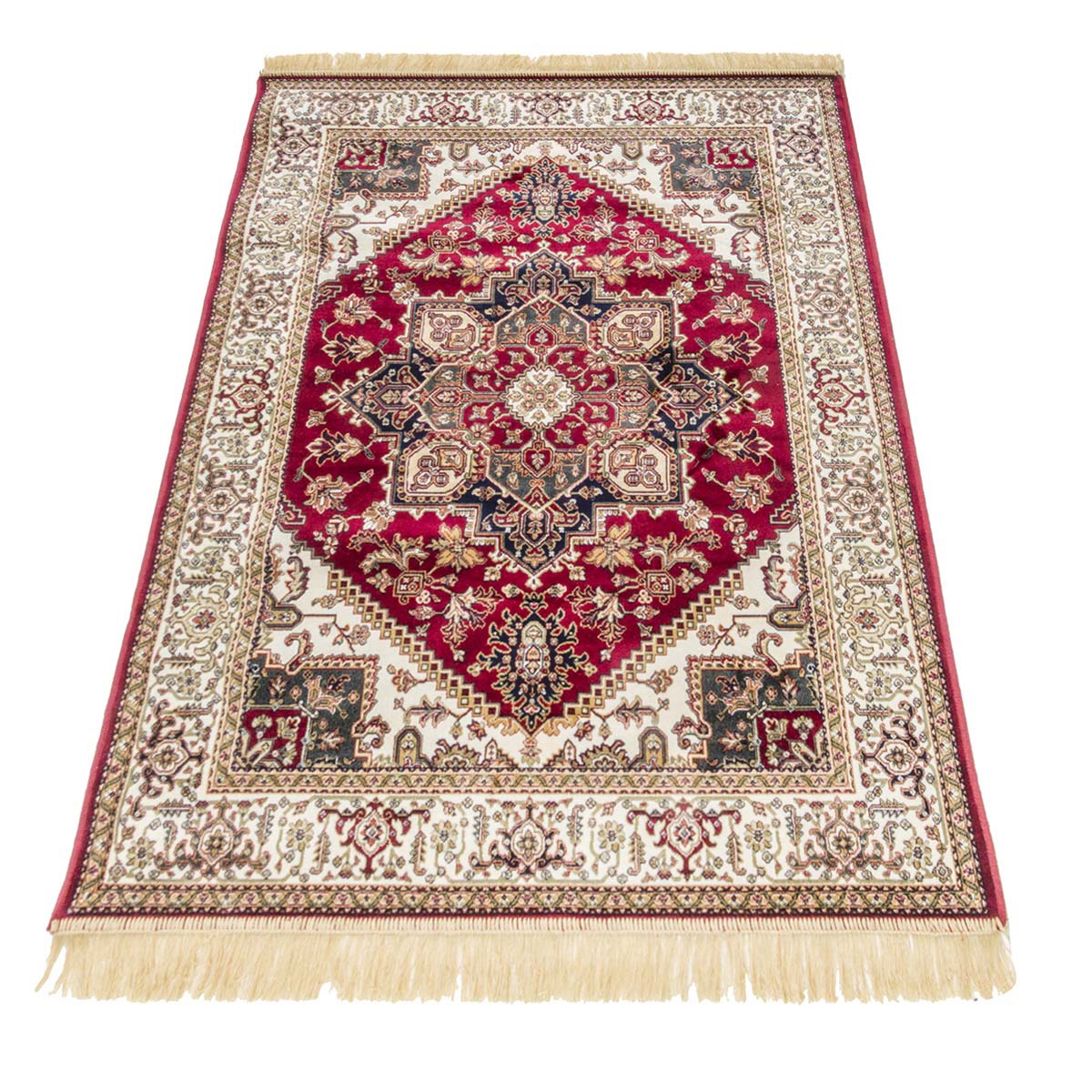 Tappeto rosso persiano per soggiorno Rubine Promozione Tappeto rosso persiano per soggiorno Rubine Promozione
