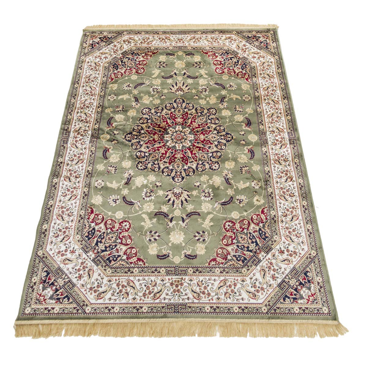 Tappeto verde in stile persiano Rubine Promozione