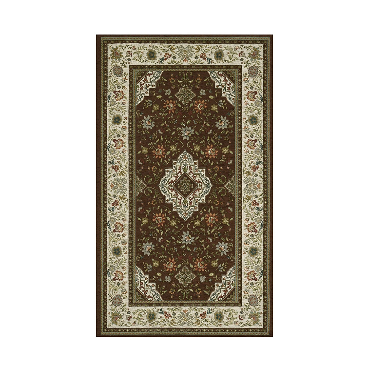 Tappeto orientale persiano marrone Tabriz Promozione Tappeto orientale persiano marrone Tabriz Promozione