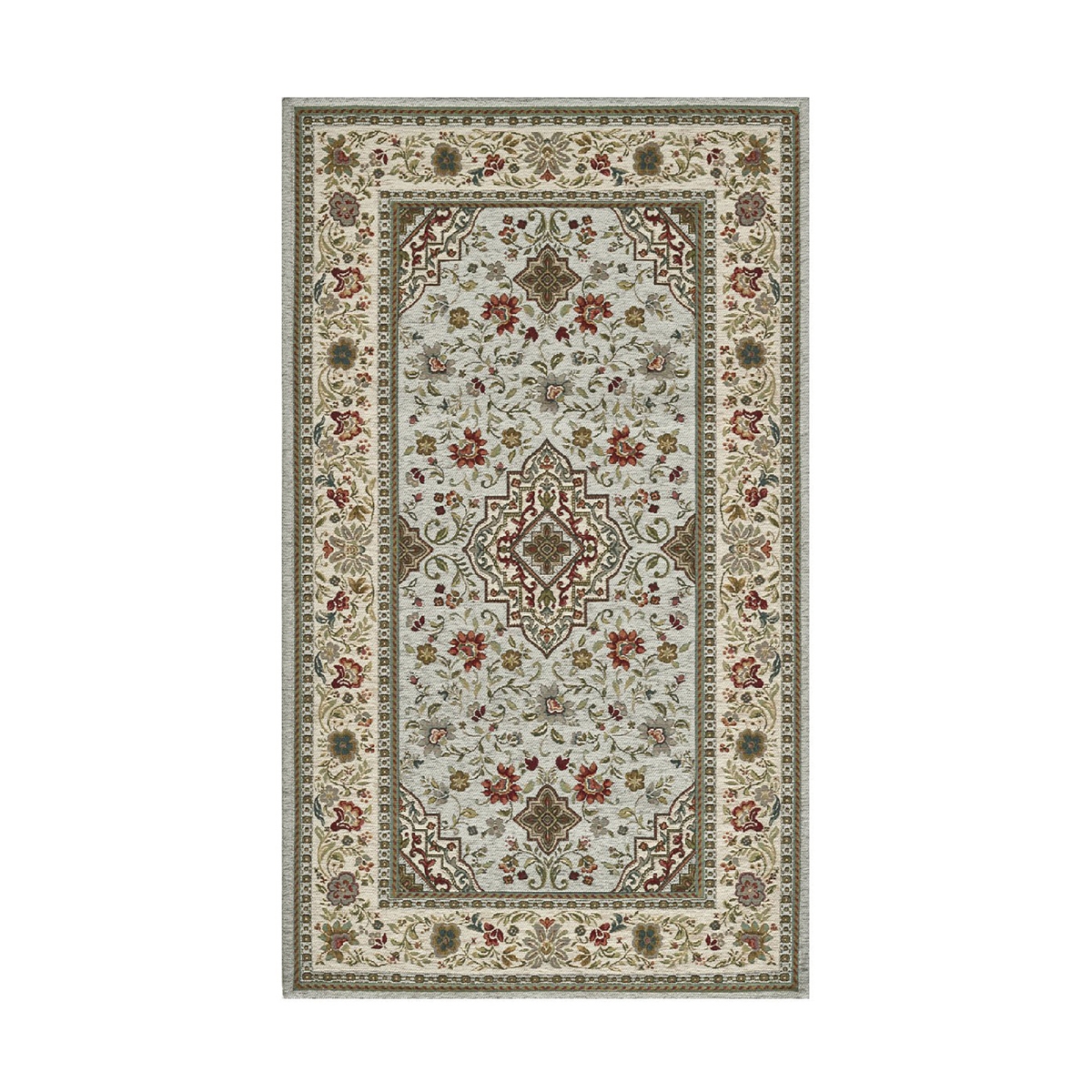 Tappeto per salotto orientale persiano grigio Tabriz Promozione