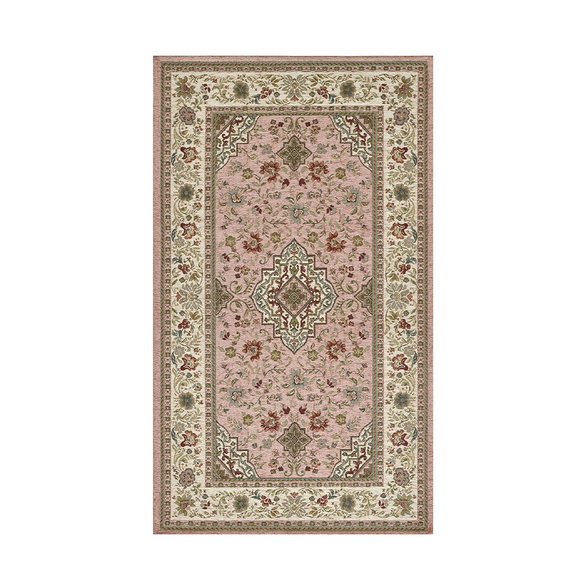 Tappeto orientale stile persiano cipria Tabriz