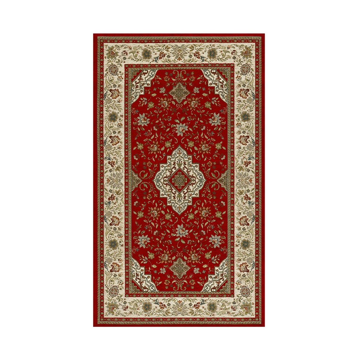 Tappeto orientale tipo persiano rosso Tabriz Promozione Tappeto orientale tipo persiano rosso Tabriz Promozione