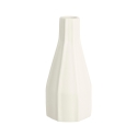 Vaso in porcellana per fiori e piante design moderno bianco Atena Promozione